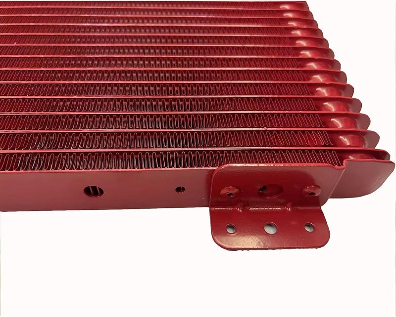 OVANOH Low Pressure Drop Transmission Oil Cooler 40k Transmission Oil Cool Compatible For Heavy Duty 40,000 GVW Max Low Mounting Hardware Towing Applications and Advanced Cooling Protection LPD47391 - Image 5